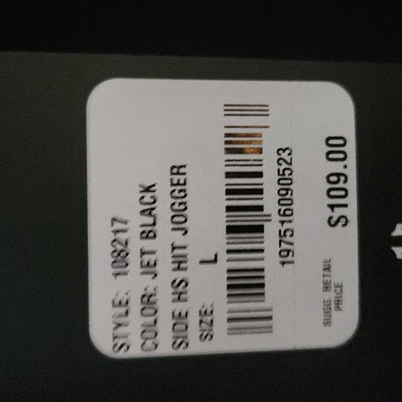 NWT!  HP!! 👍 True Religion joggers black - Picture 9 of 10